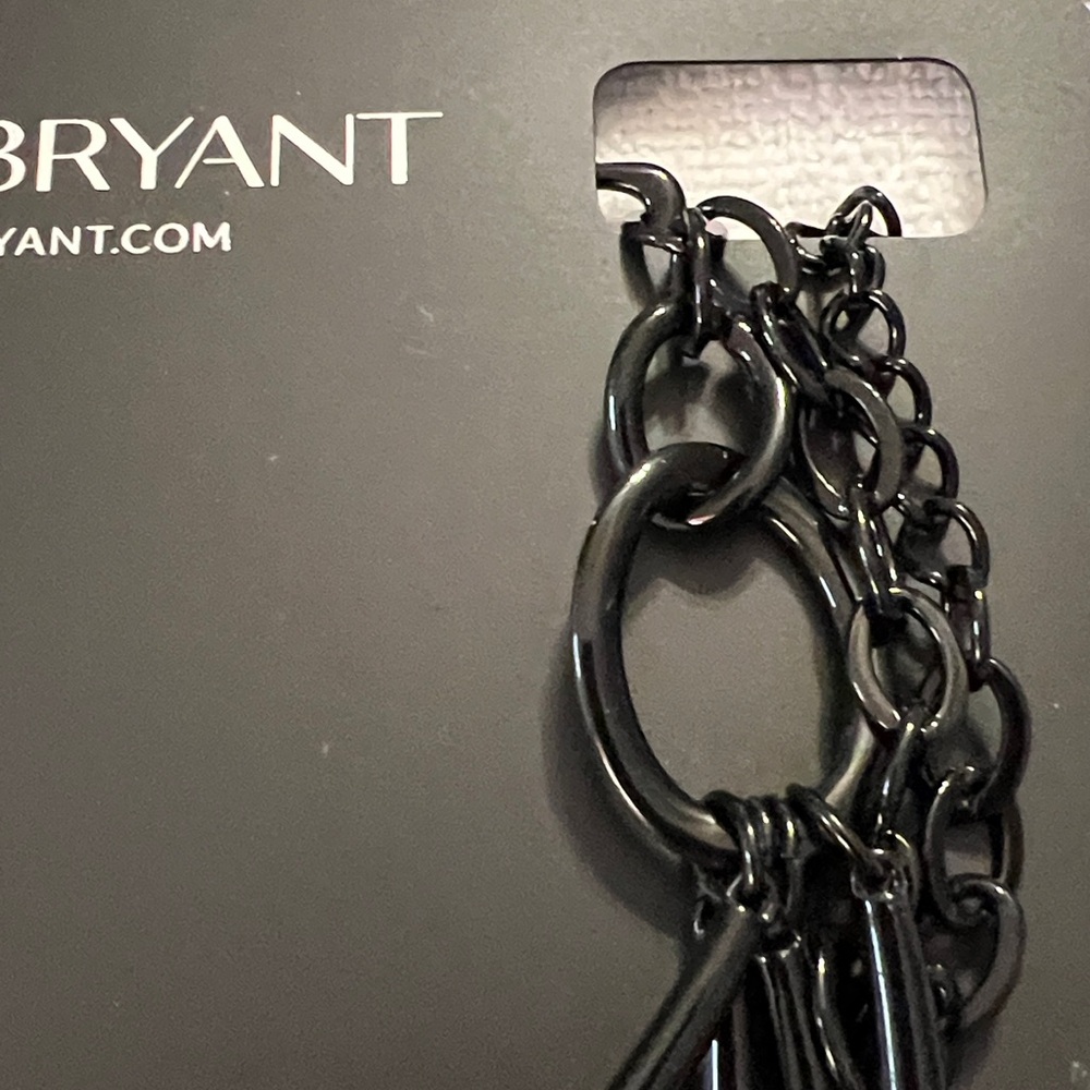 3/$18 Lane Bryant Black Layered Necklace Lot 546 - Picture 2 of 4